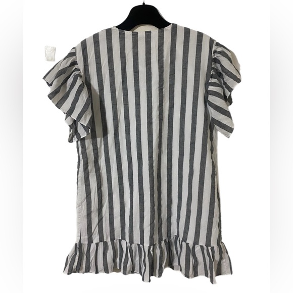 Who What Wear Women’s Ruffled Sleeve Mini Dress Size Large NWOT - Picture 7 of 11